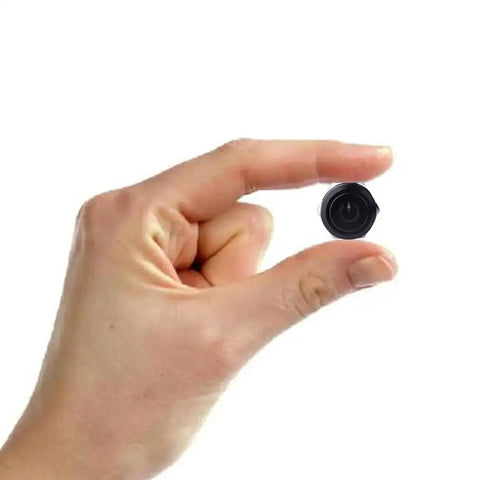 Person holding 19mm Latching Pushbutton Switch With Dope Blue 12V LED Power Symbol 1NO 1NC SPDT On Off Waterproof Toggle Switch