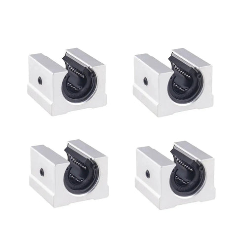 Beefed Up Pro Grade SBR Linear Bearing Block Kit 12mm Slider Rails For CNC Router Four Pack Includes SBR10UU SBR12UU SBR16UU SBR20UU SBR25UU