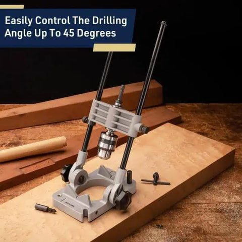Portable Drill Guide Jig Converts Your Hand Drill Into A Portable Drill Press For Woodworking, Drilling Straight Holes