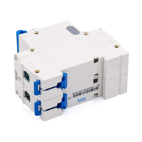 Miniature Circuit Breaker 2 Pole 32A MCB C Type Trip 6000A Breaking Capacity DIN Rail Mount For Electrical Distribution And Lighting Circuits