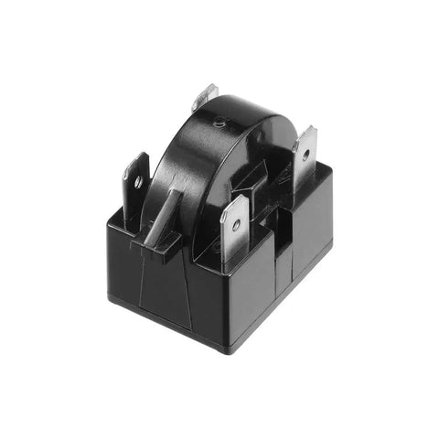 Refrigerator Start Relay Kit 12 Ohm 4 Pin With Compressor Thermal Overload Protector 1/2 HP 375W easy install front view