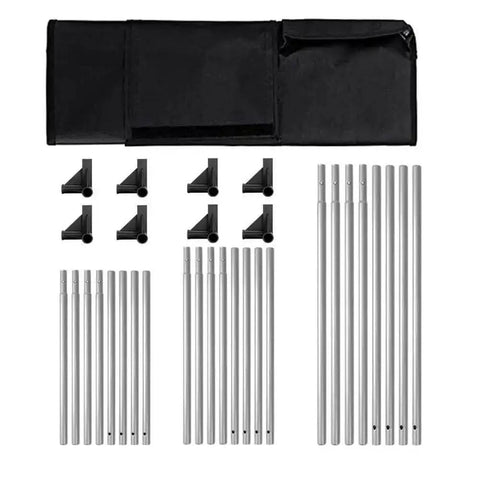 Parts for Fireproof And Dustproof 3D Printer Enclosure With Constant Temperature Control, including poles and connectors