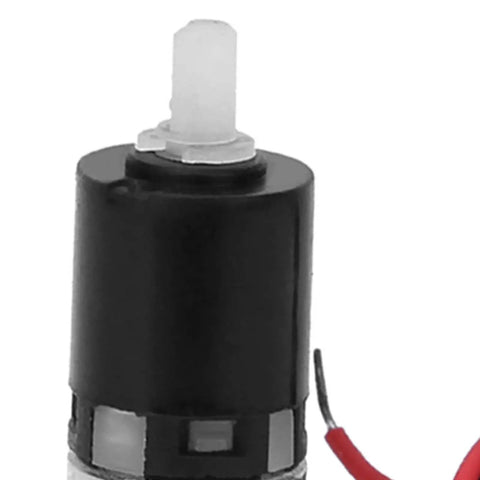 Close-up of Compact Mini Planetary Gear Motor With 6mm Shaft For Precise Micro Speed Reduction In 3V DC Electronics Garosa Metal