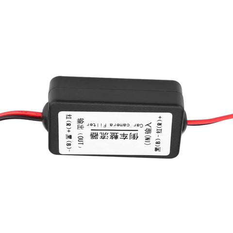 12V DC Car Rearview Camera Power Relay Capacitor Filter Rectifier Kit For Stable 12V Supply To Your Backup Camera casing