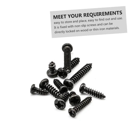 450 Piece Black PA Cross Head Round Self Tapping Screws Kit For Electronics And Furniture Repairs Miniature Screws Set