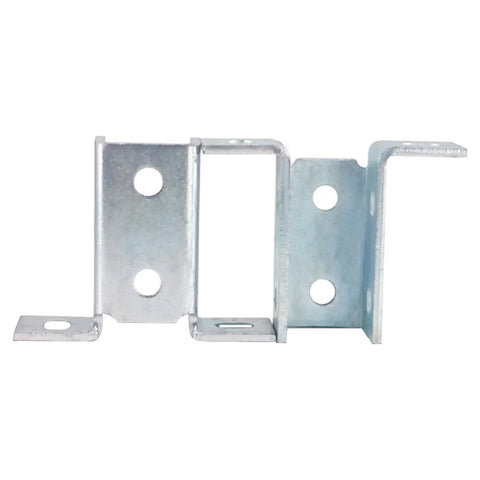 Eight Hole Wing Shape 90 Degree Connector Bracket For One Half Inch Bolt In One And Five Eighths Inch Strut Channel Six Pack