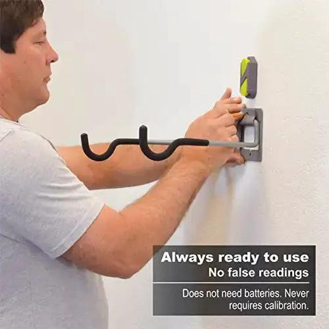 Person using Magnetic Stud Finder With Two Removable Markers Lets You Mark Up To Three Stud Locations No Batteries Needed Updated 2020