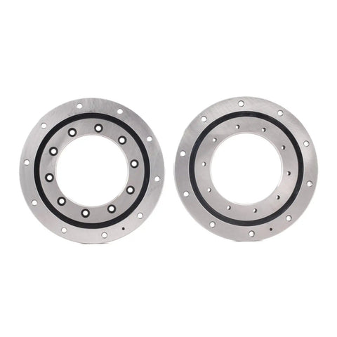 Beefed-Up Crossed Roller Bearing One Piece Small Slewing Bearing For Heavy-Duty Load And High-Speed Precision, two parts, polished chrome