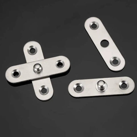 8 Pack 360 Degree Hidden Pivot Hinges Stainless Steel Heavy Duty Cabinet Door Hardware For Kitchen And Furniture Smooth Quiet Pivot