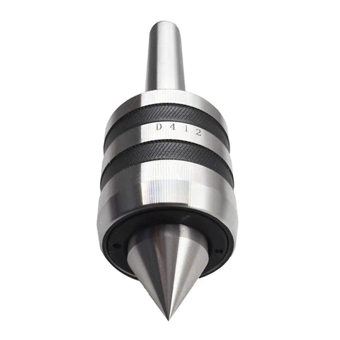 MT2 Medium Duty Live Center With 2MT Morse Taper Triple Bearing CNC Lathe Ready For Pro Shop Turners Hardened To 61 65 RC Anti Dust Seal For High Speed Turning Up To 5000 RPM Max 600 Lbs Workpiece Weight