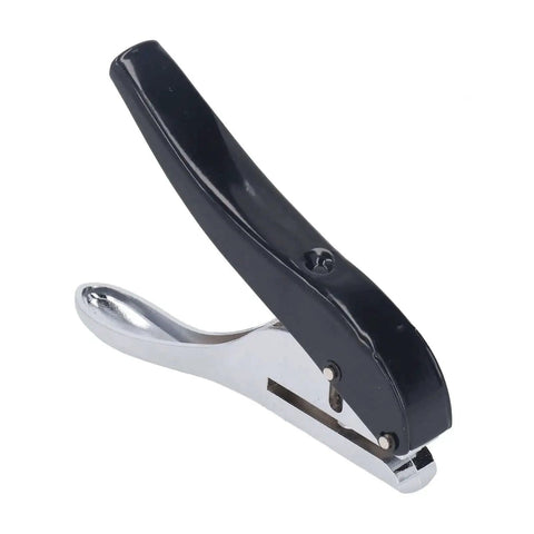 8mm Hole Paper Punch One Hole Puncher Handheld for Office School Home, all-metal design with ergonomic handle, punches up to 25 sheets