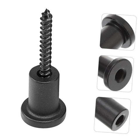 Sliding Barn Door Track Connectors Set With Wall Spacers Expansion Tubes And Clamp Screws For Easy DIY Installation detailed view