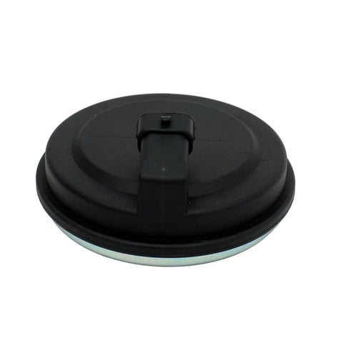 Black round lid with clasp, suitable for various storage containers