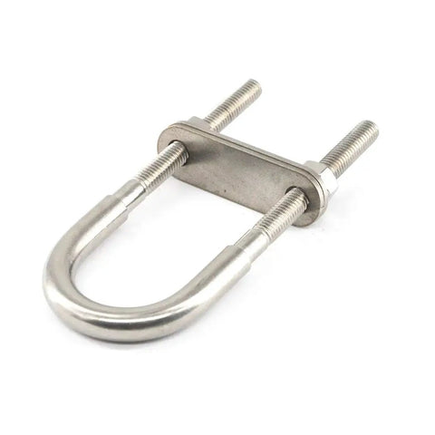 304 Stainless Steel U Bolt Set M5x78mm, marine boat deck hardware, rugged and rust-proof four-piece pack, heavy-duty U bolts
