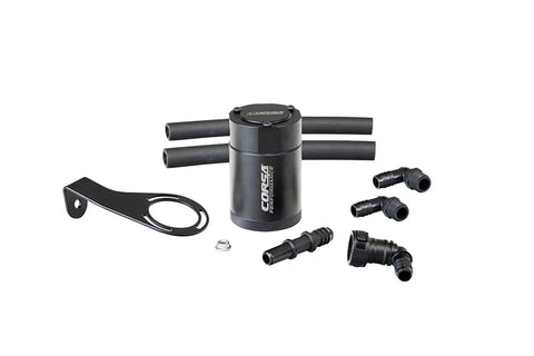 Ford Bronco 2.3L Catch Can 21-22 All Aluminum 6061 Construction 3 Ounce Capacity with OEM Style Quick Disconnect Fittings