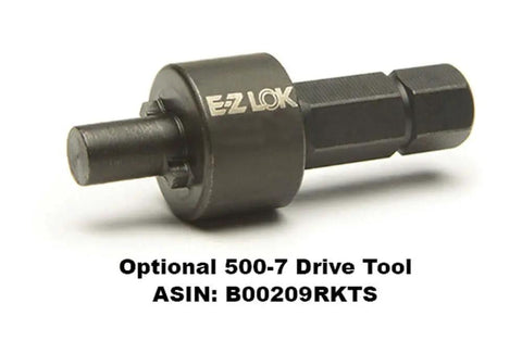 E-Z LOK optional 500-7 drive tool for use with threaded inserts for metal repair, shown on a white background