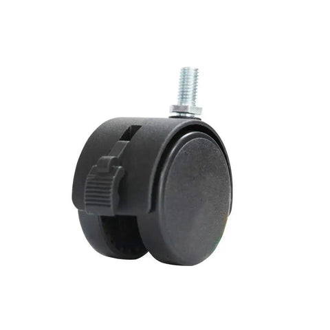 Mobile Whiteboard Caster Wheels Set Of 4 For Viz-Pro 1.58 Inch Wheel Diameter M8 Thread 0.59 Inch Thread Length 0.315 Inch Thread Diameter