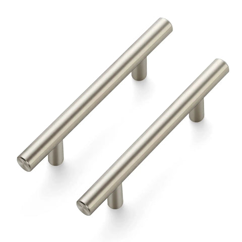 30 Pack 6 Inch Cabinet Pulls In Brushed Nickel Stainless Steel For Kitchen Cupboards And Cabinets, 3.5 Inch Center To Center Hole Spacing