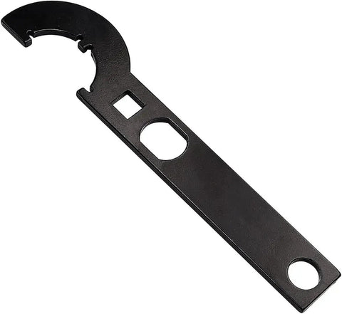 Grunt Worthy Three Eighths Inch Drive Wrench Combo for castle DIN 1804 nuts, durable 45 steel, motorcycle stem adjustments tool