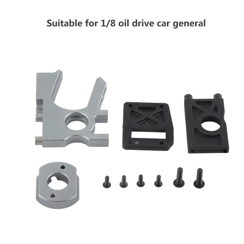 Brushless Motor Mounting Holder For One Eighth RC Car Tmaxx Conversion Kit with aluminum base and screws
