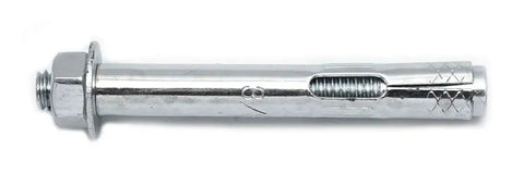 Three Eighths Inch Diameter By Three Inch Length Hex Sleeve Anchor Zinc Plated For Concrete Masonry Brick And Block Ten Per Box