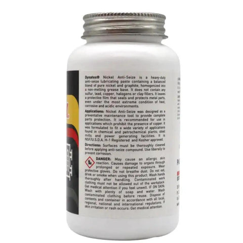 Side view of Nickel Anti Seize Paste 8 Oz Can For Heavy Duty Performance No Sulfur Lead Copper Protects Nuts And Bolts