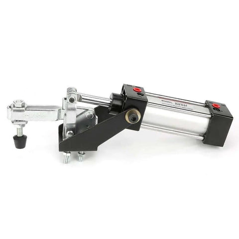 Heavy Duty Pneumatic Clamp Cylinder 300mm Reach for Welding, Fixtures and Industrial Jigs, Precise Hold With 230 Kg Clamping