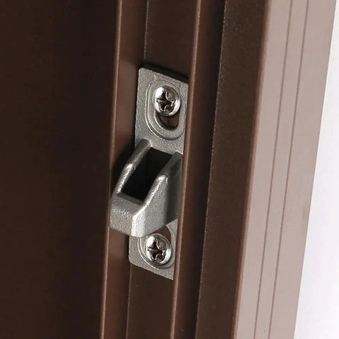 Two Pack Sliding Door Keepers For Glass Doors, Half Inch Door Lock Keepers, Zinc Alloy Construction For Corrosion Resistant Use installed