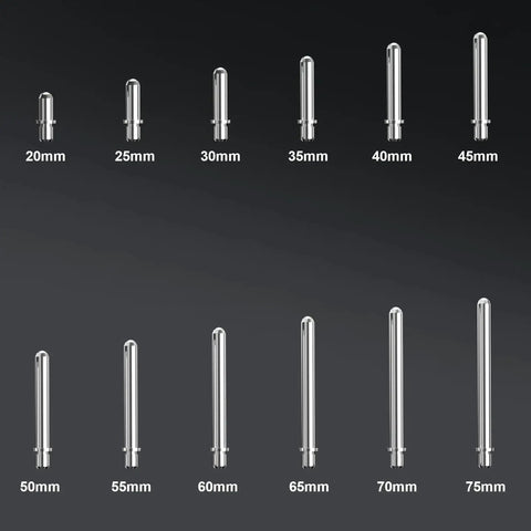 Pro Grade Bore Gauge Set 2 To 6 Inch Range With 0.001 Inch Accuracy For Engine Cylinders, showing size variations from 20mm to 75mm