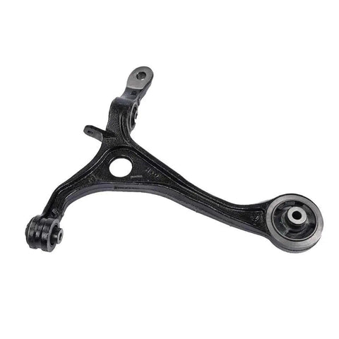 IRONTREE front lower control arm, black metal with bushings, side view