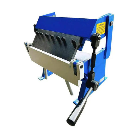 12 Inch Pan And Box Brake For Sheet Metal with 9 Inch Working Height and Five Hardened Removable Fingers, Compact Metal Bender