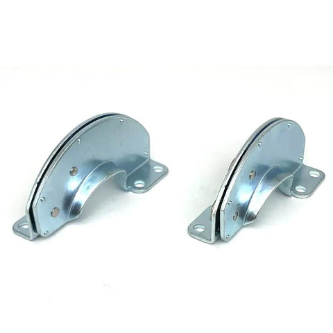 Industrial Grade Concealed 90 Degree Cabinet Hinge Set For Electromechanical Equipment Cabinets And Server Racks Two Piece Silver