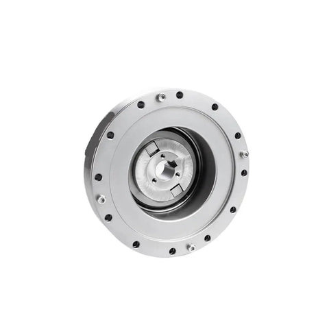 Front view of SHF 25 I High Precision Strain Wave Gear Reducer for automation robots and medical stepper motors by Harmonic Drive.