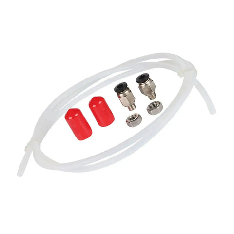 3D Printer Filament Dry Box Tubing Kit With 2.5x4mm Feed Tube Quick Connect Fittings Locking Nut Sealing Plugs 100 cm Long Easy Install