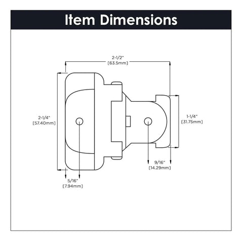 Dimensions diagram of Beefy Double Demountable Cabinet Hinges Set, showing measurements for screwless and self-closing hinges.