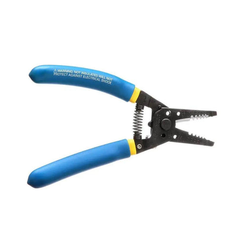 Heavy Duty Wire Cutter And Stripper For 10-18 AWG Solid And 12-20 AWG Stranded Wire With Precision Ground Stripping Holes, Serrated Nose