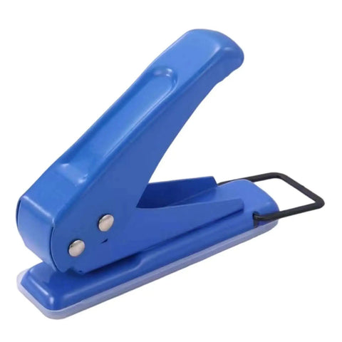 One Quarter Inch Hole Puncher With 20 Sheets Capacity Ergonomic Grip Easy Handheld Metal Paper Punch For School Office Supplies