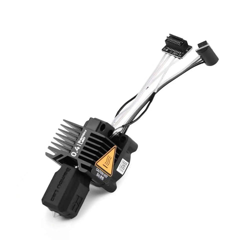 Beefed-Up P1P P1S Hotend Full Assembly Kit with Hardened Steel Nozzle 0.4mm, ceramic heater, and cooling fan for 3D printing replacement