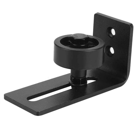 Beefy Black Carbon Steel Barn Door Guide Rail For Sliding Doors, Anti Rust And Anti Deformation Floor And Wall Bottom Guide Rail.