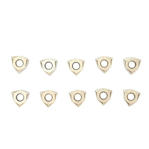 Pro Grade Premium Silver Coated Indexable Carbide Inserts For Lathe Turning Blades High Precision Wear Resistant Cutting Tools