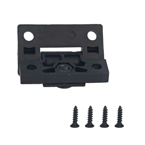 Adjustable Torque Hinge 2 Pack For Cabinets And Panels With 4 Countersunk Holes Black Plastic Position Control Hinge Virello.