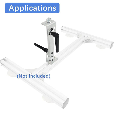 Beefy Heavy Duty Bracket Column Stand Kit for Reciprocating Linear Actuator with steel frame and M8 M6 mounting applications
