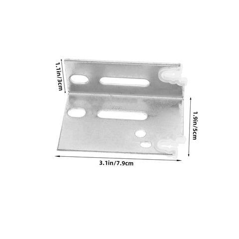 Heavy Duty Track Jamb Bracket For Sliding Doors Steel Construction With Easy Install Built Tough Durable Hardware dimensions