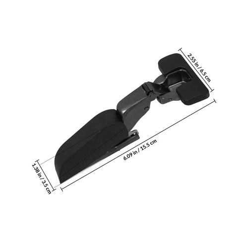Concealed Cabinet Door Hinge With Soft Close Damper For Quiet No Slamming Kitchen Cupboard Doors Replacement Hardware Large Bend Hinges With Mounting Hardware Shineofi, shown with dimensions 6.09 in x 2.55 in x 1.38 in.