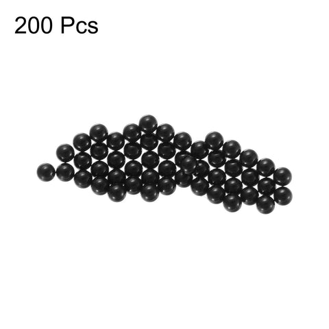 uxcell black ceramic bearing balls, 200 pcs, 3/32 in (2.381 mm), Si3N4 silicon nitride