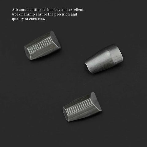 Three Piece Special Claw Set For Pneumatic And Hydraulic Rivet Guns Durable Replacement Riveter Claws in gray alloy steel