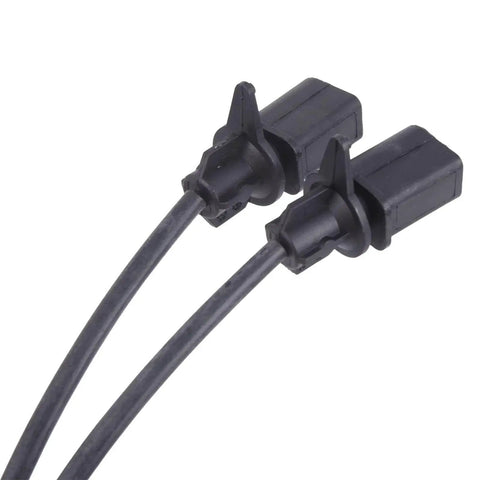 2-pack black front brake pad wear sensors with wires for Audi Q7/S5/A6 Quattro