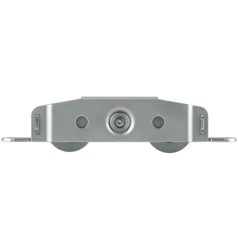 Front view of Sliding Door Tandem Roller Assembly in 304 Stainless Steel for Patio Doors, Replacement Roller with 330 Lbs Load Capacity