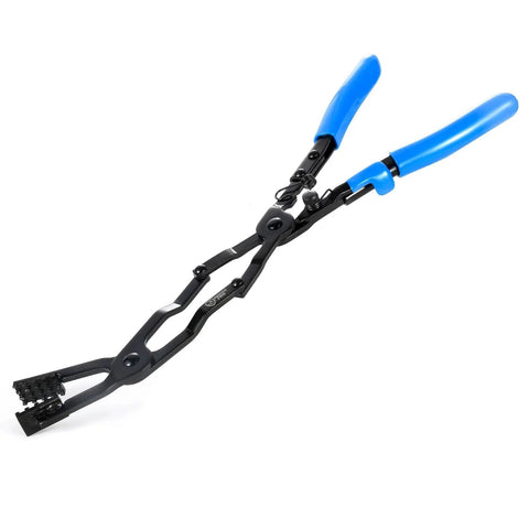 35 Degree Angled Long Hose Clamp Pliers With Locking Mechanism Extra Long Reach For Hard To Reach Hoses And Tight Engine Spaces