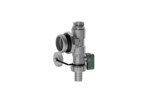 6-loop steel radiant-heat manifold with flow meters and 1/2 in compression fittings for hydronic in-floor heating (Amazon)